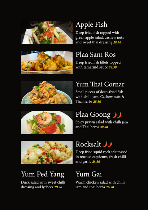 Menu Thai Cornar Restaurant - 6