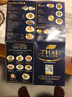 Menu Thai Flavors Restaurant Mollymook - 0
