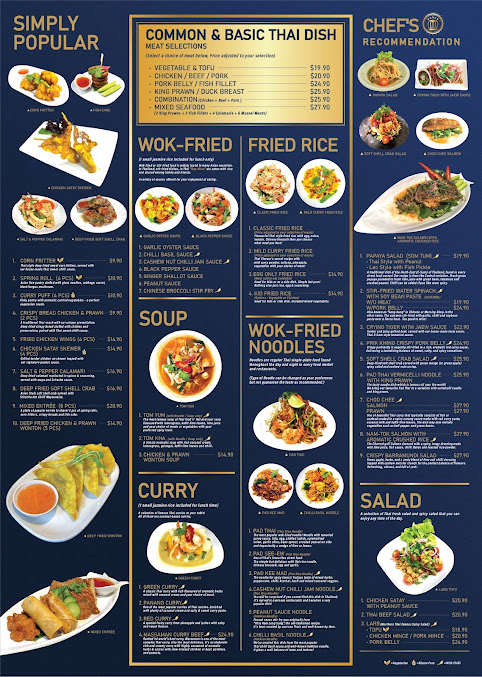 Menu Thai Flavors Restaurant Mollymook - 2