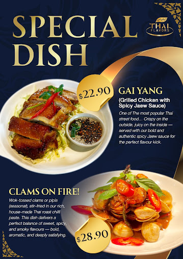 Menu Thai Flavors Restaurant Mollymook - 7