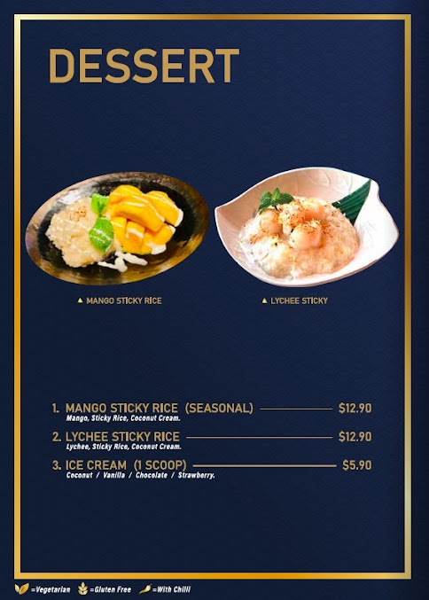 Menu Thai Flavors Restaurant Mollymook - 9