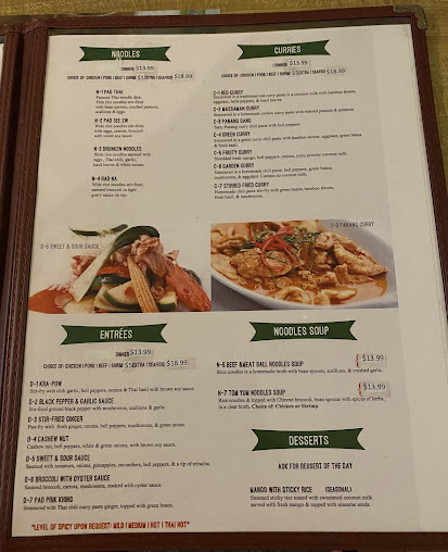 Menu Thai Garden Cuisine - 4