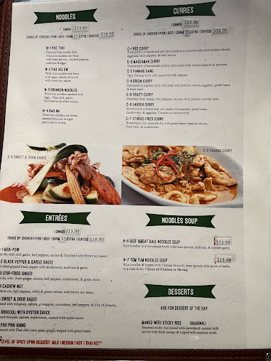 Menu Thai Garden Cuisine - 5