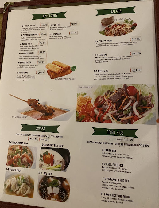 Menu Thai Garden Cuisine - 6