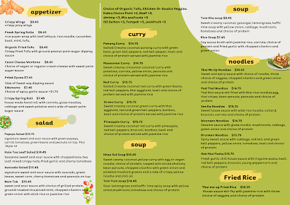 Menu Thai Me Up Greenwood Village - 0