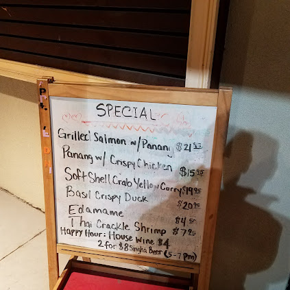 Menu Thai Place Restaurant And Full Bar - 5