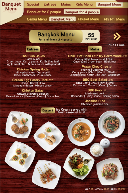 Menu Thai Pothong Restaurant - 1