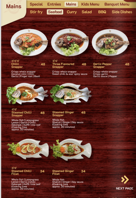 Menu Thai Pothong Restaurant - 3
