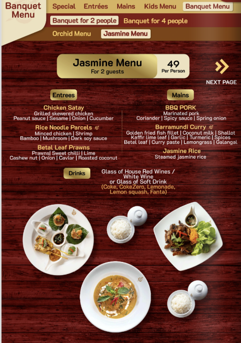 Menu Thai Pothong Restaurant - 4