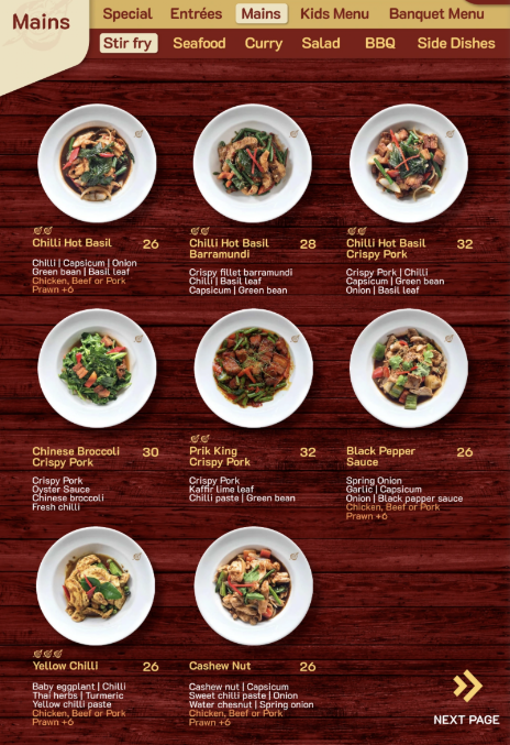 Menu Thai Pothong Restaurant - 5
