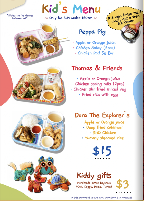 Menu Thai Pothong Restaurant - 7