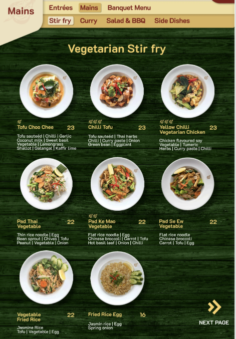 Menu Thai Pothong Restaurant - 9