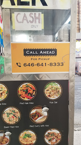 Menu Thai Sidewalk - 1