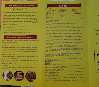 Menu Thai Time Thai And Sushi Restaurant - 2