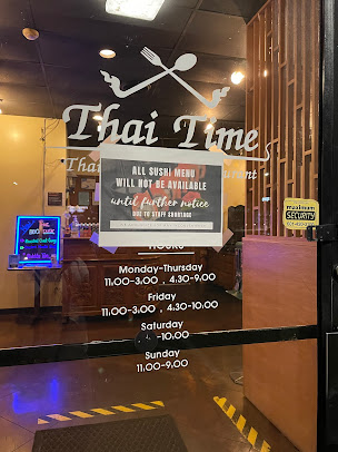 Menu Thai Time Thai And Sushi Restaurant - 8
