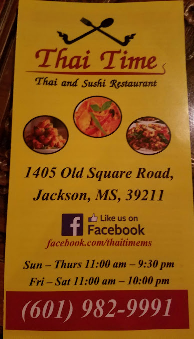 Menu Thai Time Thai And Sushi Restaurant - 9