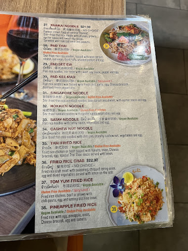 Menu Thaithae Mascot - 3