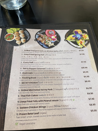 Menu Thaithae Mascot - 4