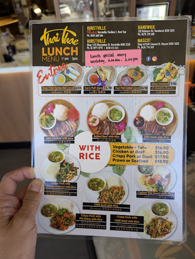 Menu Thaithae Randwick - 3