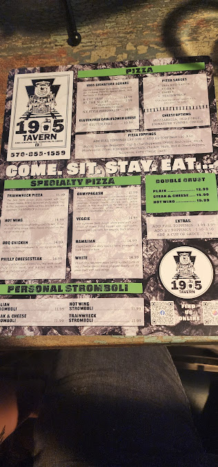 Menu The 1905 Tavern - 3