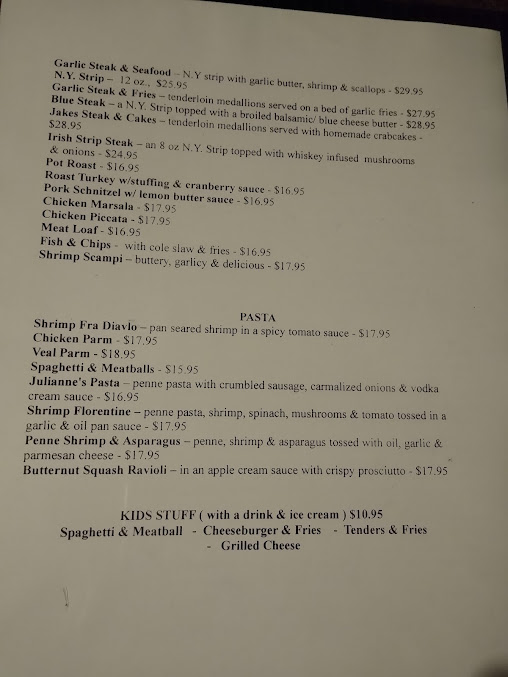 Menu The Anchorage Restaurant And Marina - 2