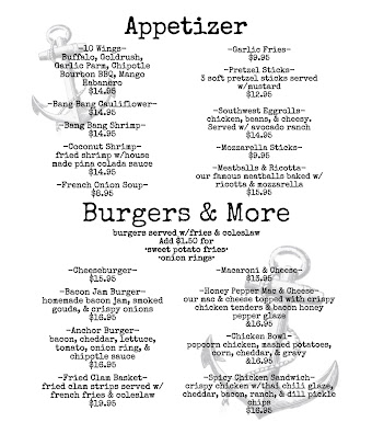 Menu The Anchorage Restaurant And Marina - 5