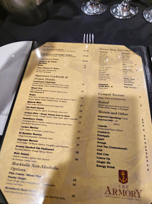 Menu The Armory Nj - 0