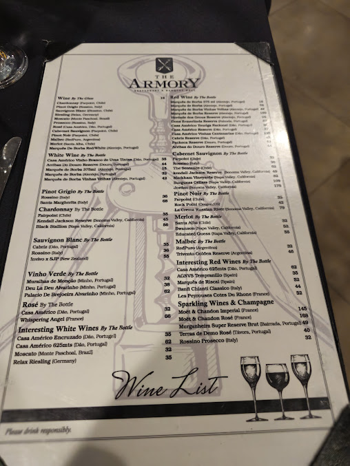 Menu The Armory Nj - 2
