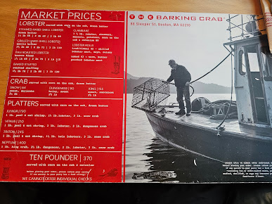 Menu The Barking Crab - 3