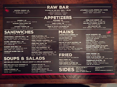 Menu The Barking Crab - 8