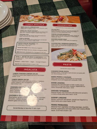 Menu The Barrel Restaurant - 2