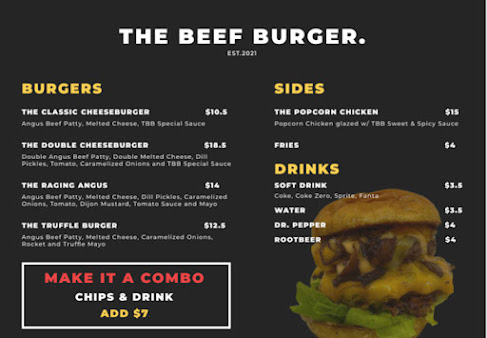 Menu The Beef Burger - 7