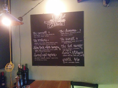 Menu The Blue Rock Restaurant And Bar - 1