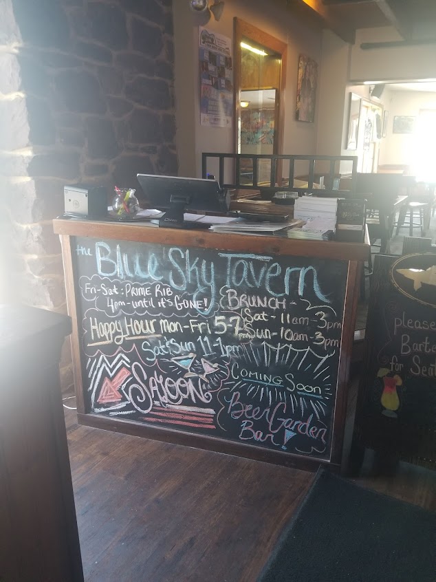 Menu The Blue Sky Tavernred Mill Ribs Whiskey - 6