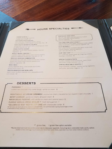 Menu The Boathouse At City Point - 2