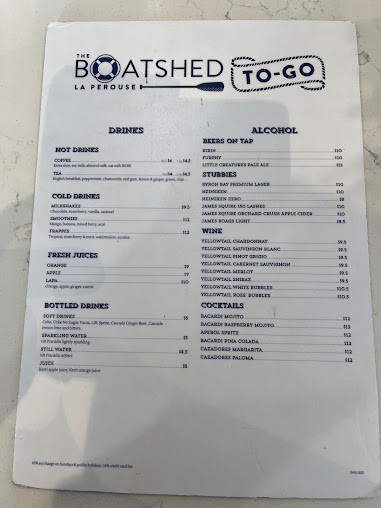 Menu The Boatshed To-Go - 6