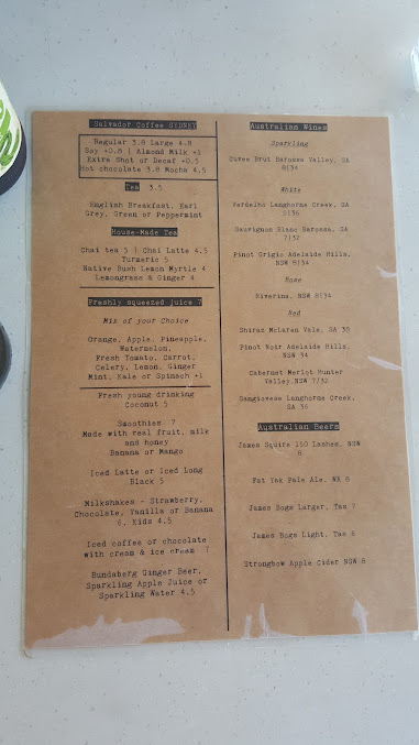 Menu The Bogey Hole Cafe - 1