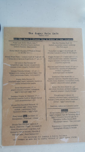 Menu The Bogey Hole Cafe - 6