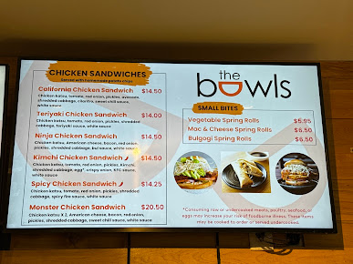 Menu The Bowls - 1