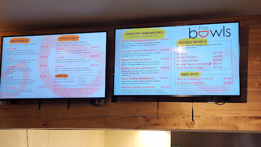 Menu The Bowls - 2
