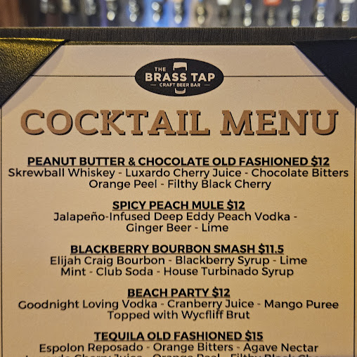 Menu The Brass Tap Round Rock - 9