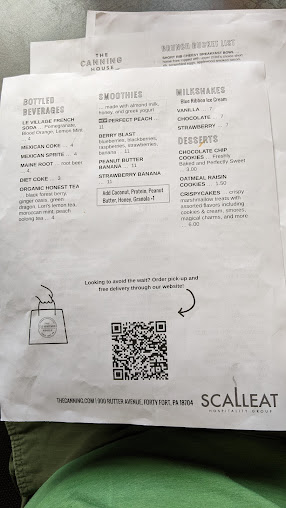 Menu The Canning House - 3