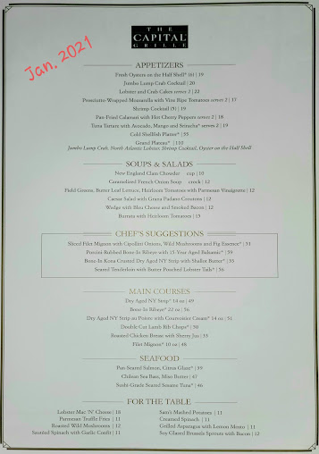 Menu The Capital Grille - 1