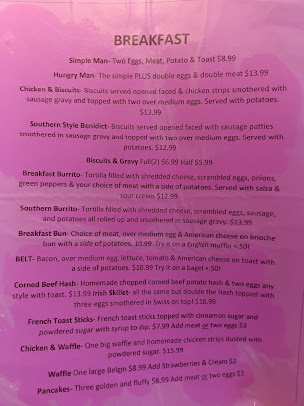 Menu The Comet Classic Diner Creamery - 5