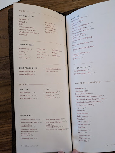 Menu The Cornell Restaurant + Bar - 1