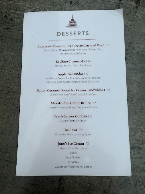 Menu The Cornell Restaurant + Bar - 3