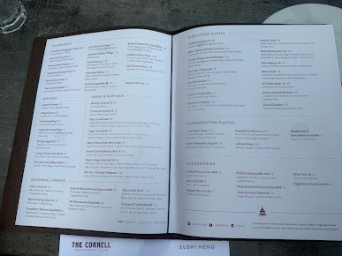 Menu The Cornell Restaurant + Bar - 6