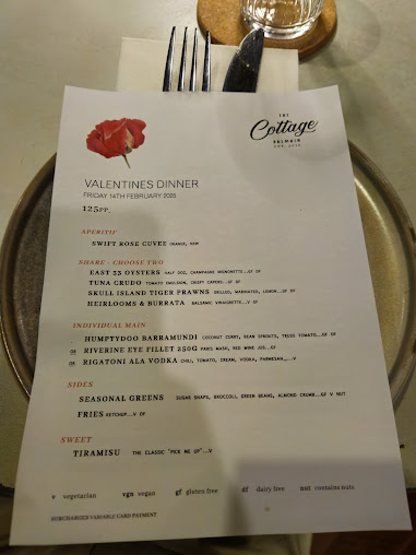 Menu The Cottage Balmain - 4