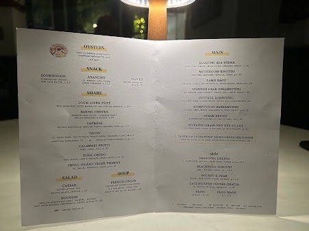 Menu The Cottage Balmain - 9
