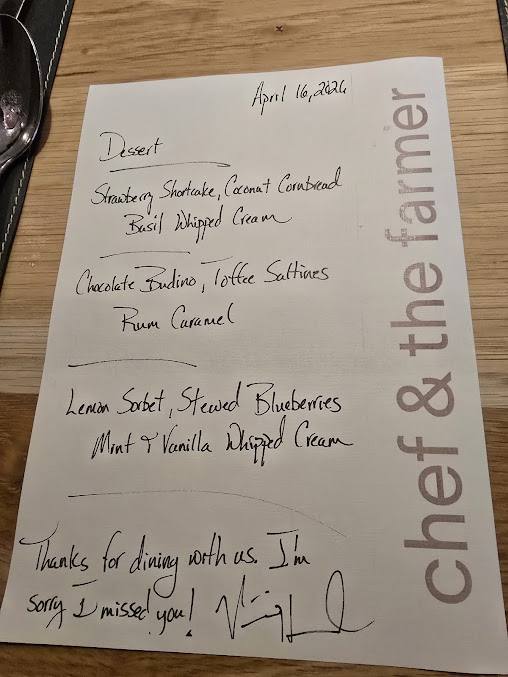 Menu The Counter Kitchen Bar Chef And The Farmer - 2